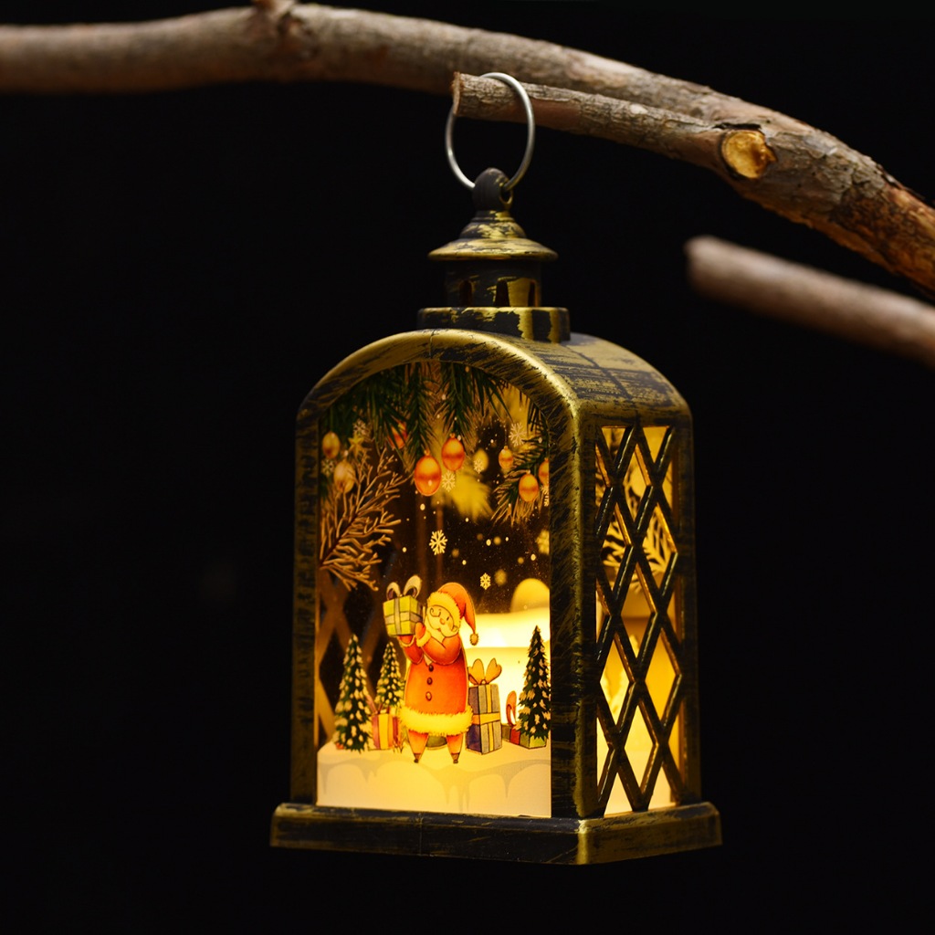 Đèn Nến cổ điển, trang trí giáng sinh, noel ấm áp