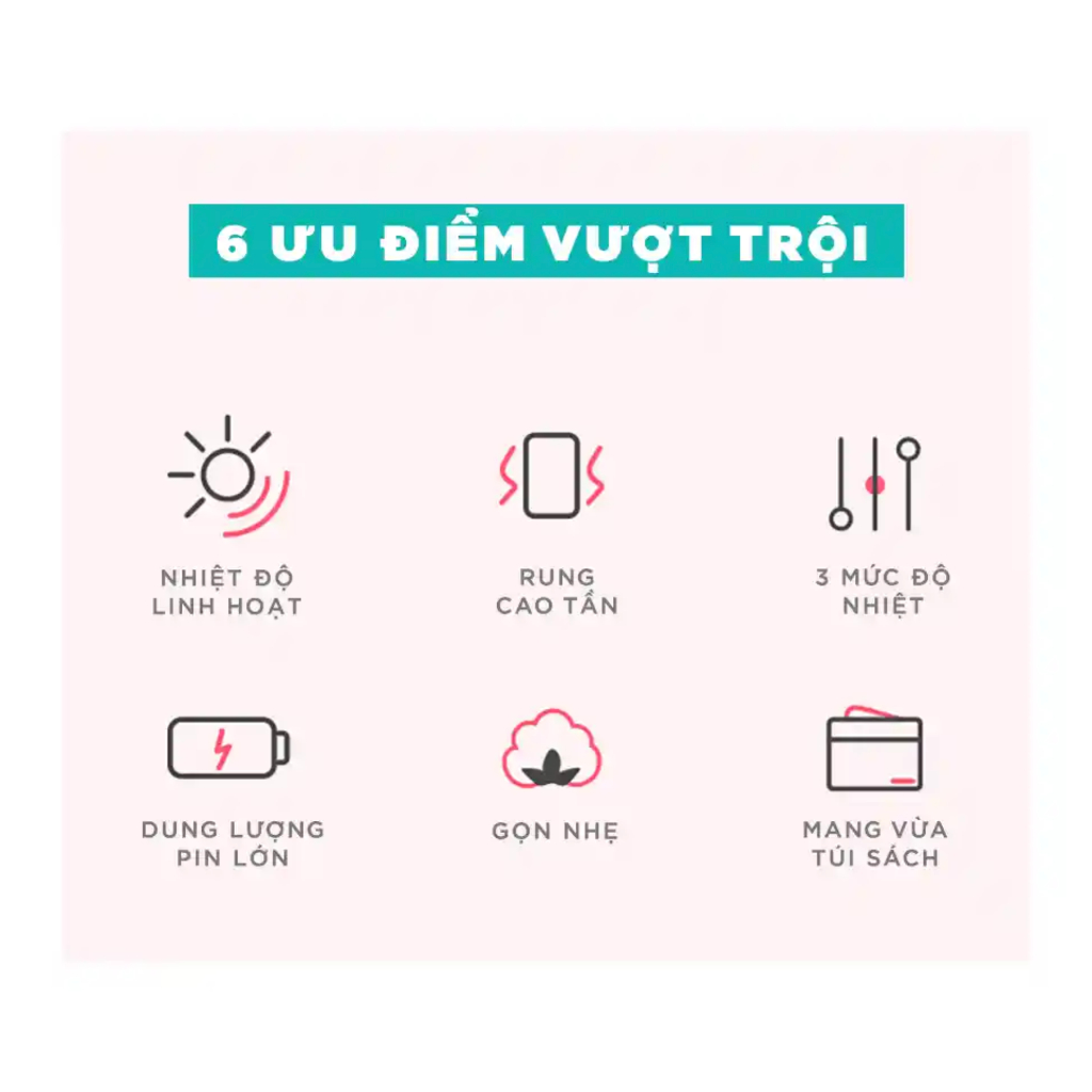 Ảnh Quà Valentine Tuyệt Vời Cho Bạn Gái - Máy Massage Bụng KINGTECH KS-220, Đai Chườm Nguyệt San Rung Cao Tần, Làm Ấm 4