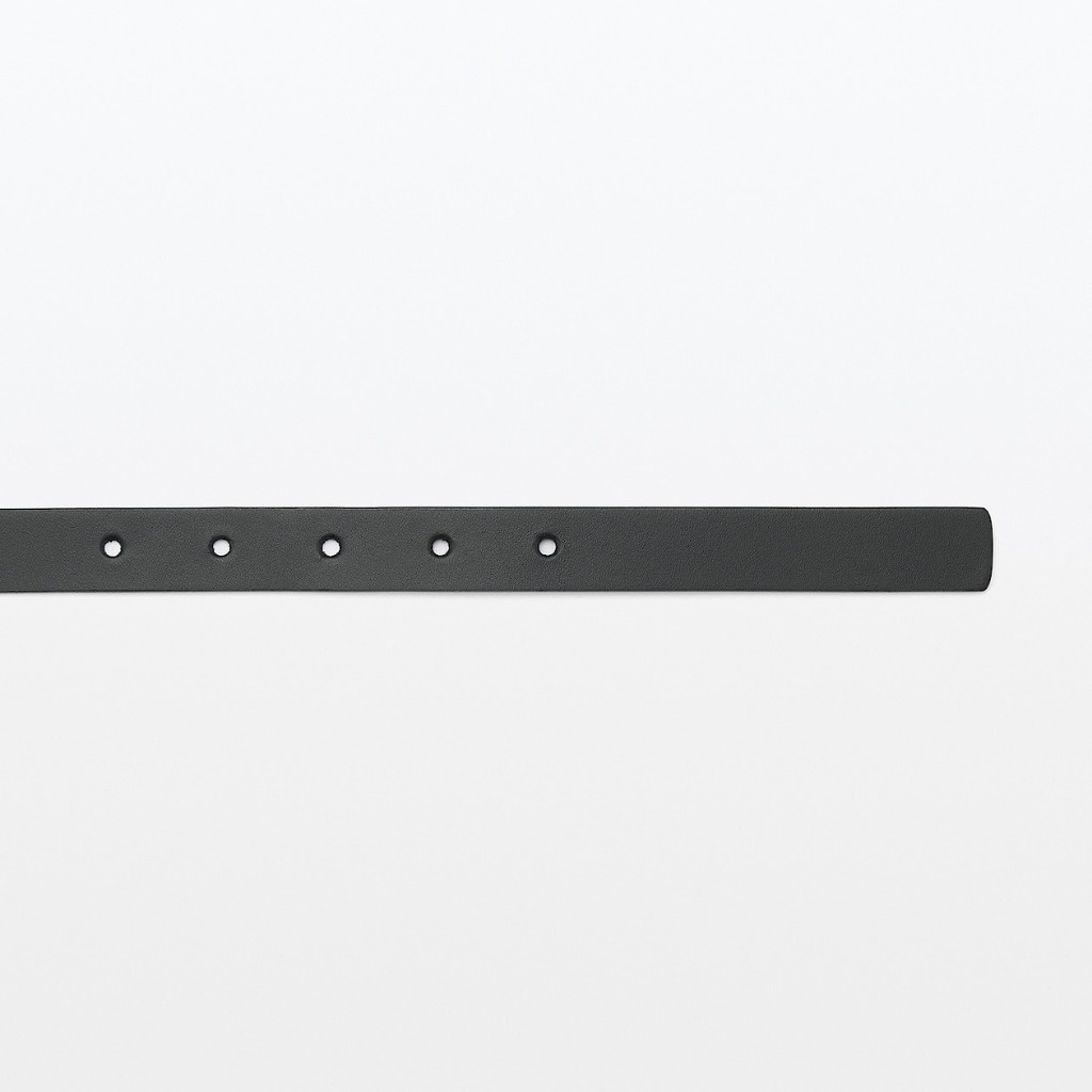 Ảnh MUJI THẮT LƯNG BẢN MẢNH DA THUỘC THẢO MỘC CÓ THỂ ĐIỀU CHỈNH 3