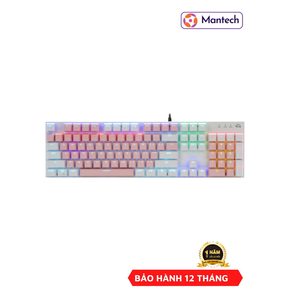 Bàn Phím Cơ Gaming Có Dây K1 LED 20 Chế Độ Nháy Cực Đẹp, Trục Cơ Red Switch Tắt Tiếng Gõ ÊM - ảnh 9