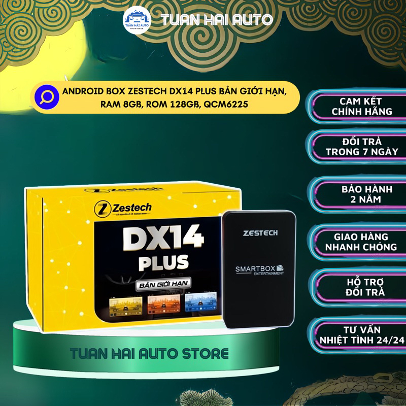 Android Box Zestech DX14 PLUS bản giới hạn 2024, Ram 8GB, Rom 128GB ...