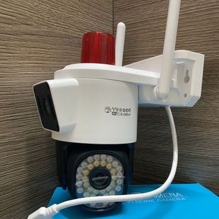 Camera Wifi Yoosee 2 khung hình Q42DS PRO 6MP, 4K, Ngoài trời 2 ống kính, 2 khung hình, Đèn báo động đỏ