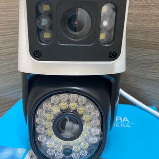 Camera Wifi Yoosee 2 khung hình Q42DS PRO 6MP, 4K, Ngoài trời 2 ống kính, 2 khung hình, Đèn báo động đỏ