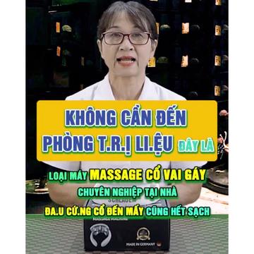 Máy Massage cổ vai gáy nhập Đức , Máy mát xa cổ vai gáy cao cấp SCHLAUER trị liệu đau nhức dứt điểm