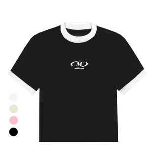 Áo Thun Baby Tee LOGO M Phông Nam Nữ Unisex Cotton Local Brand | MIDORI FOR MAN
