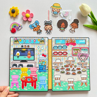 Ngôi nhà vui chơi của các bé Toca Boca mẫu 2 - Toca Life world - Búp bê giấy