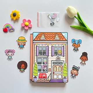 Ngôi nhà vui chơi của các bé Toca Boca mẫu 2 - Toca Life world - Búp bê giấy
