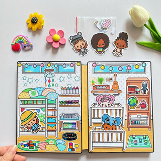 Ngôi nhà vui chơi của các bé Toca Boca mẫu 2 - Toca Life world - Búp bê giấy