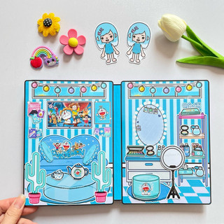 Ngôi nhà Doraemon của TocaBoca - Búp bê giấy Tocalifeworld