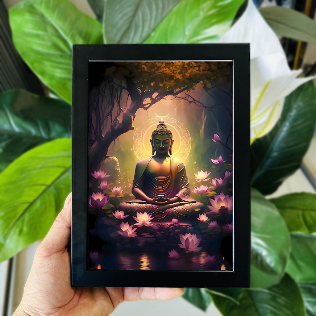 Tranh Ảnh Để Bàn Phật Thích Ca, A Di Đà, Bồ Tát, Địa Tạng Vương Nhiều Kích Thước (Có thể treo)