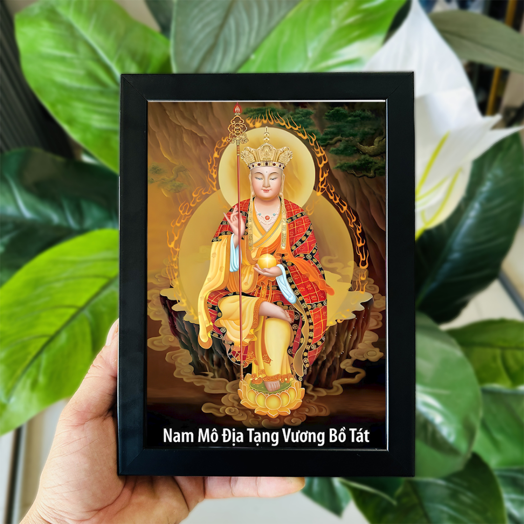 Tranh Ảnh Để Bàn Phật Thích Ca, A Di Đà, Bồ Tát, Địa Tạng Vương Nhiều Kích Thước (Có thể treo)