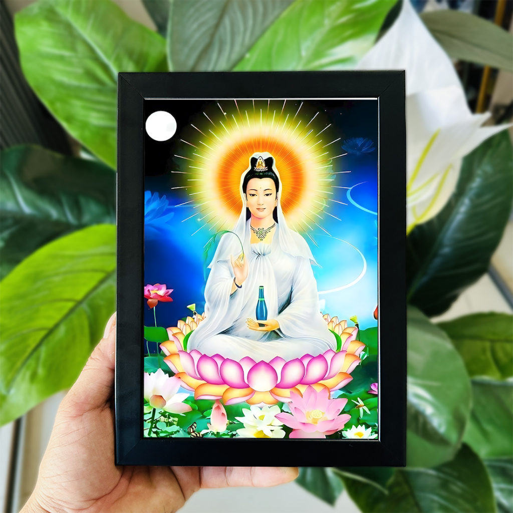 Tranh Ảnh Để Bàn Phật Thích Ca, A Di Đà, Bồ Tát, Địa Tạng Vương Nhiều Kích Thước (Có thể treo)