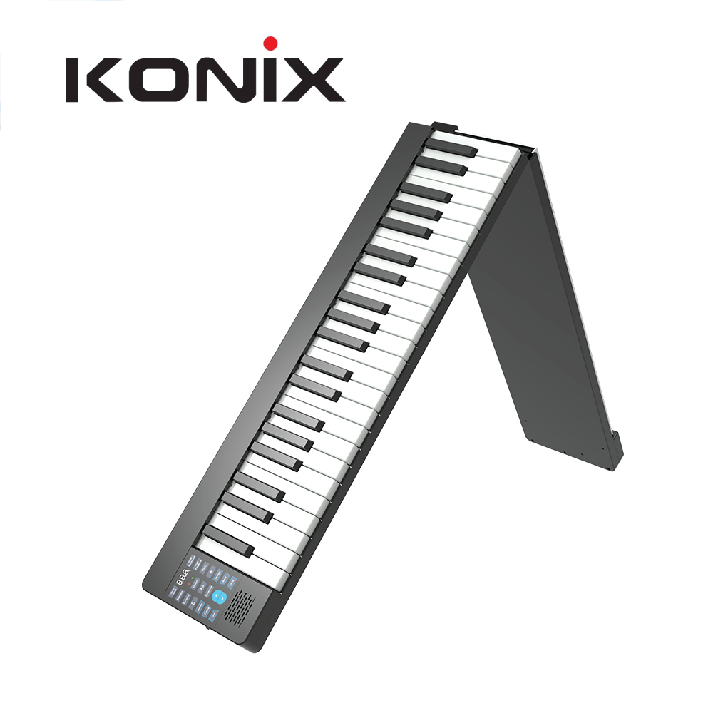 Đàn piano điện gấp gọn, Digital Foldable Piano - Konix PJ88B - Black ...