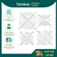 Lưới quạt tản nhiệt đầy đủ kích thước bảo vệ quạt loại tốt.