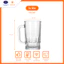 Bộ 6 cốc ăn chè, uống bia thủy tinh LOTUS GLASS VTC51 trong suốt có quai cao cấp, an toàn