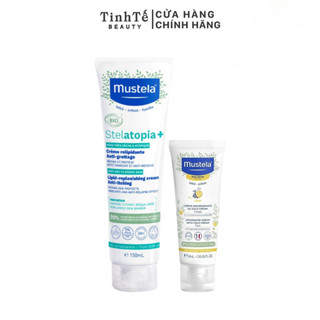 Kem dưỡng da chàm thể tạng Mustela STELATOPIA+ 150ml và kem dưỡng da khô NOURISHING CREAM WITH COLD CREAM FACE 40ML