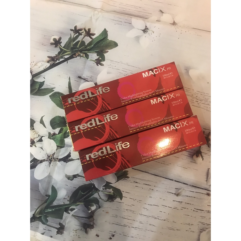 Thuốc nhuộm tóc redlife 100ml (hàng cận date thanh lý mua vui lòng luu ý )