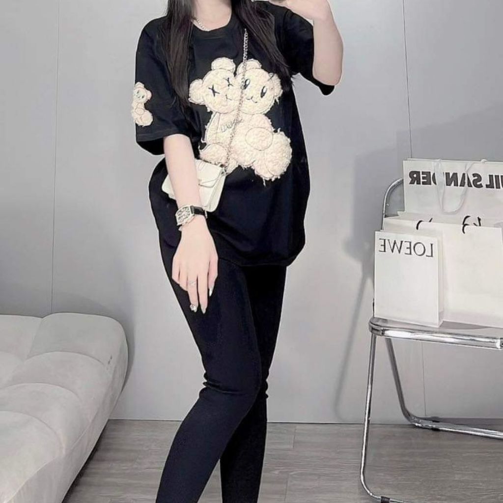 Set Đồ Bộ Nữ Bigsize 45-85Kg ESHOP Mặc Nhà Dễ Thương - Set Đồ Bộ Xinh Đi Chơi Trung Niên Cho Mẹ D5S9