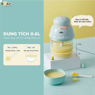 Máy xay ăn dặm Bear 0.3L GR-B03V2 / 0.6L GR-B06V1 ,Nồi nấu cháo chậm cho bé Bear