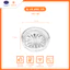 Bộ 12 đĩa thủy tinh LOTUS GLASS VTC15B trong suốt cao cấp, an toàn, dùng để kê chén, lót tách trà