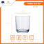 Bộ 6 cốc bầu thấp thủy tinh cao cấp LOTUS GLASS VTC02 220ml dùng cho các loại đồ uống gia đình
