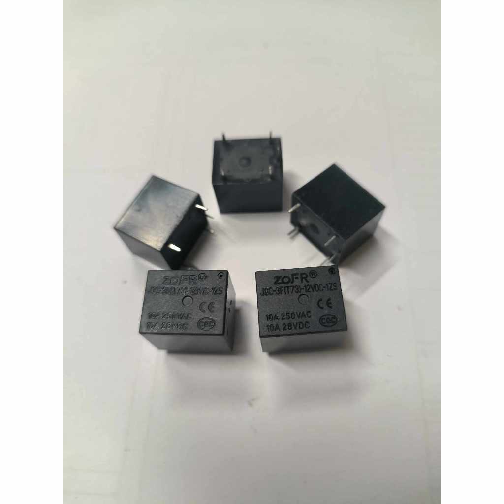 Rơ le 12V 10A 5 chân | Relay JQC-3F (T73)-12VDC-1ZS (combo 5pcs ...
