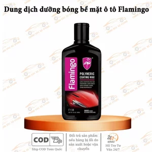Dung Dịch Dưỡng Bóng Mọi Bề Mặt Flamingo F138 Polymeric Coating Wax Dung Tích 300ML