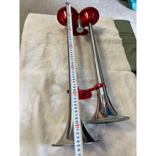 Bộ còi thái lan. Còi hơi xe tải, xe khách Thái lan 2 loa cho xe có bình ,còi thái 65cm -60cm to