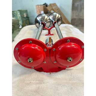 Bộ còi thái lan. Còi hơi xe tải, xe khách Thái lan 2 loa cho xe có bình ,còi thái 65cm -60cm to