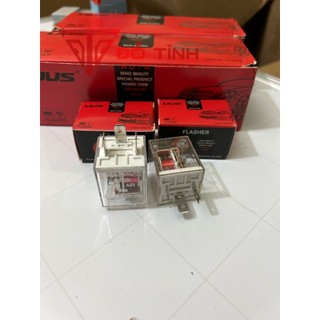 Rơ le xi nhan 3 chân UUS vỏ đỏ điện 12v và 24v