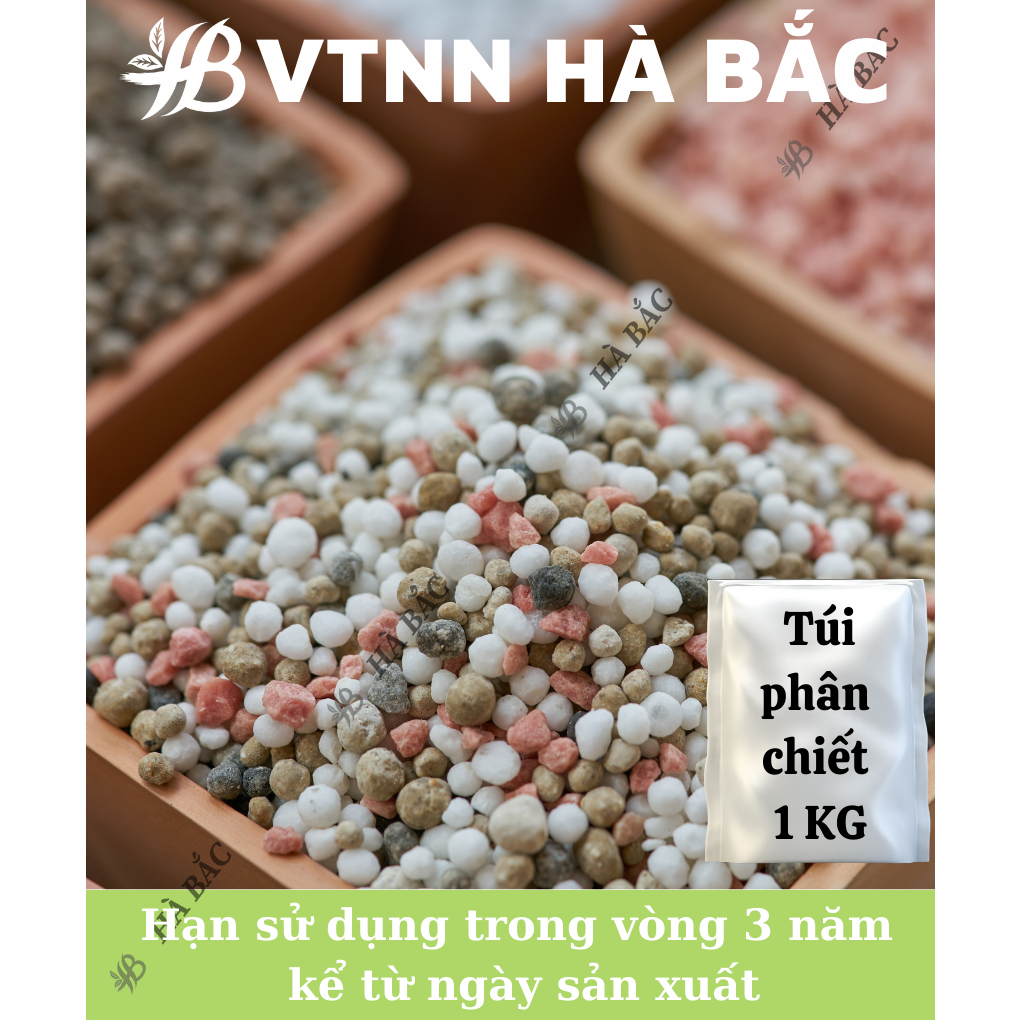 Phân Bón Đầu Trâu NPK 16-16-8+TE Túi 1KG (bán lẻ) - Nảy Chồi, Ra Hoa, Tăng Trưởng Mạnh - Phân Bón Dành Cho Cây Trồng