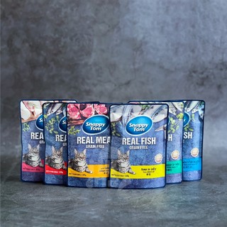 [85g] COMBO 20-10-5 Gói Pate Mèo Snappy Tom Gói 85g Cho Mèo Từ Thịt Cá Thật