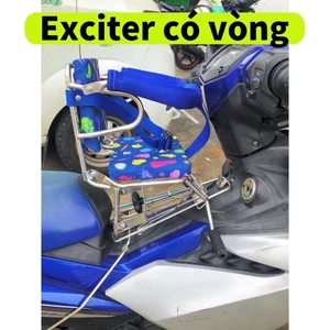 GHẾ SỐ GẬP INOX DÀNH CHO XE EXCITER – TIỆN LỢI, BỀN ĐẸP