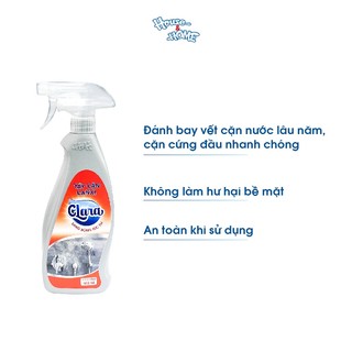 Combo 2 Chai Tẩy Cặn Canxi Clara 500ml TCCX001 Làm Sạch Sâu Công Nghệ Mới Hiệu Quả Nhanh An Toàn Cho Thiết Bị Nhà Tắm