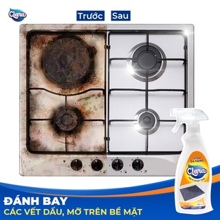 Combo 2 Chai Xịt Tẩy Dầu Mỡ Nhà Bếp Đa Năng Clara Hương Quế 500ml Chính Hãng TBDN001, Xịt Tẩy Bếp Gas, Bếp Từ, Khử Mùi