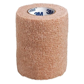 Băng thun cuộn tự dính y tế COBAN 1583 và 1582, màu Tan, khổ 7,5cmx4,5m và 5cm x 4,5m