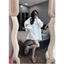 Áo Nỉ 💥 HÀNG LOẠI 1 💥 Áo Hoodie Form Thụng Rộng Giấu Quần Dài Tay Có Bo Tay Xẻ Gấu 40-70kg Mẫu AONITHOMETRANGKAB. P423