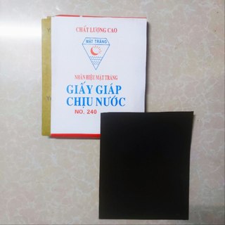 Quà tặng giấy nhám gỗ, găng tay