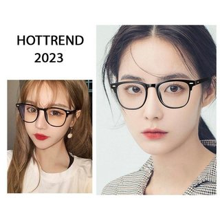 Gọng kính cận nữ nam mắt tròn giả cận không độ thời trang phong cách Ulzzang chống tia UV đẹp giá rẻ HANASO 024