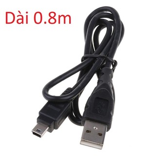 Dây Cáp Mini usb 0.5m / 0.8m / 1.5m / 2m / 3m..Dùng Loa Bluethooth, Máy Mp3, Sạc camera máy ảnh
