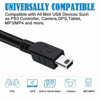 Dây Cáp Mini usb 0.5m / 0.8m / 1.5m / 2m / 3m..Dùng Loa Bluethooth, Máy Mp3, Sạc camera máy ảnh