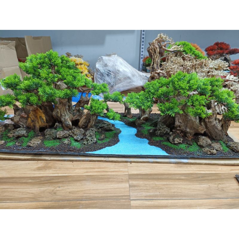 Layout Rừng Rậm dành cho bể cá cảnh, bể thủy sinh kích thước 60 cm trở ...