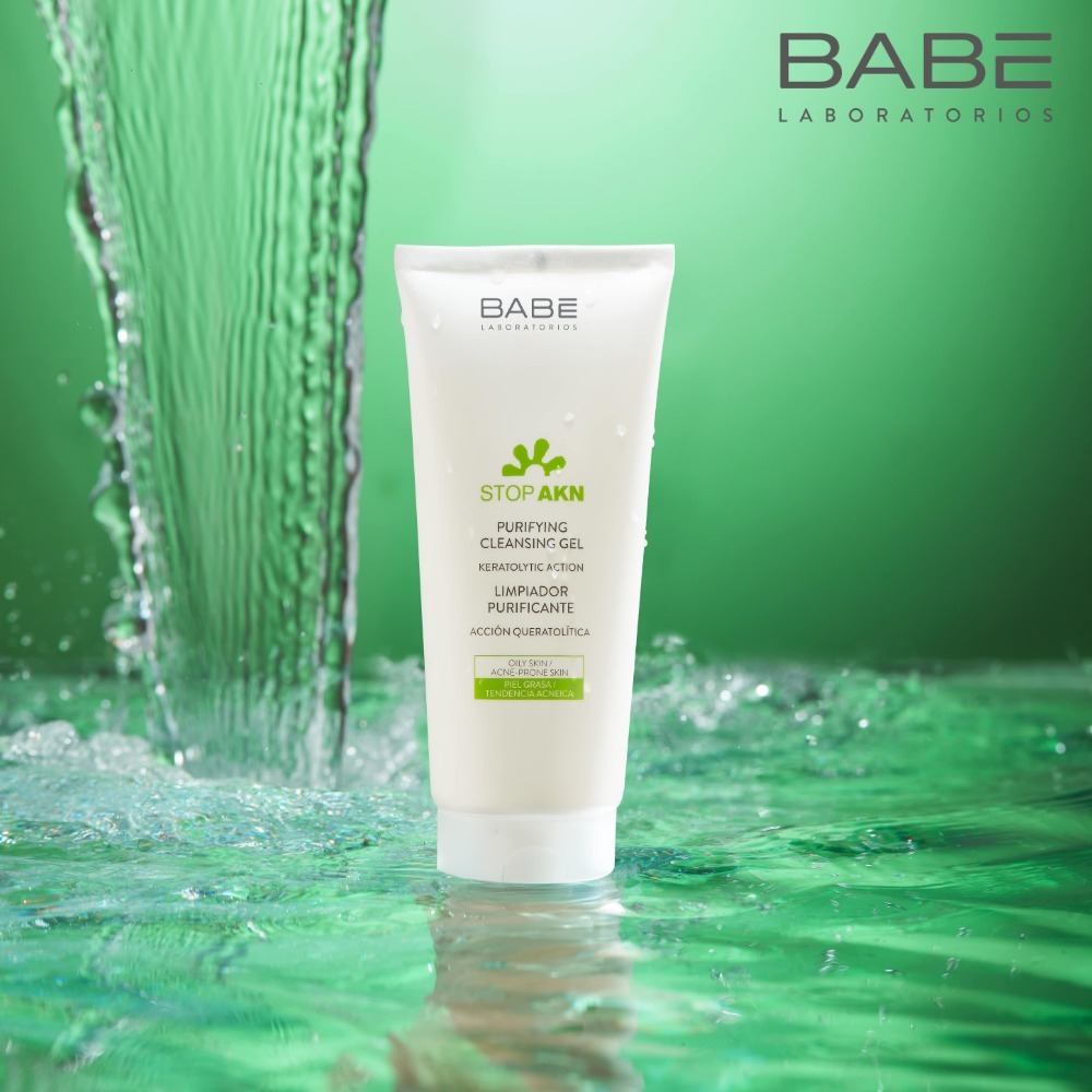 Ảnh Sữa rửa mặt Laboratorios BABÉ Stop Akn Purifying Cleansing Gel 200ml 2