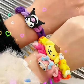 Vòng Tay Đôi Dây Bện Handmade Kiêm Dây Buộc Tóc Lắc Cặp Nhóm Nam Nữ Bạn Thân Dễ Thương Timo BT05