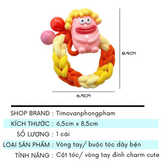 Vòng Tay Bạn Thân Nhóm Dây Bện Handmade Nam Nữ Đôi Lắc Cặp Dễ Thương Món Đồ Độc Lạ Timo BT05