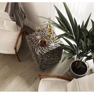 Đôn khảm trai Sơn mài cao cấp D36H50