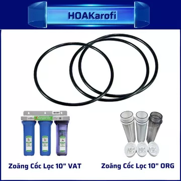 Ron Cốc Lọc 10 inch Cốc VAT, Cốc Organic, Cốc 1 Ron, Cốc 2 Ron Máy Lọc Nước