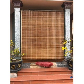 Rèm trúc che nắng mưa loại 1. Mành trúc hun khói che nắng mưa độ bền cao, kích thước  2x2m