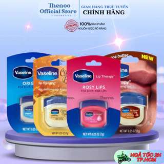 Sáp Sáp Dưỡng Môi Mềm Mịn Vaseline Lip Therapy Rosy Lip,Original, Creme Brulee 7g Chuẩn USA