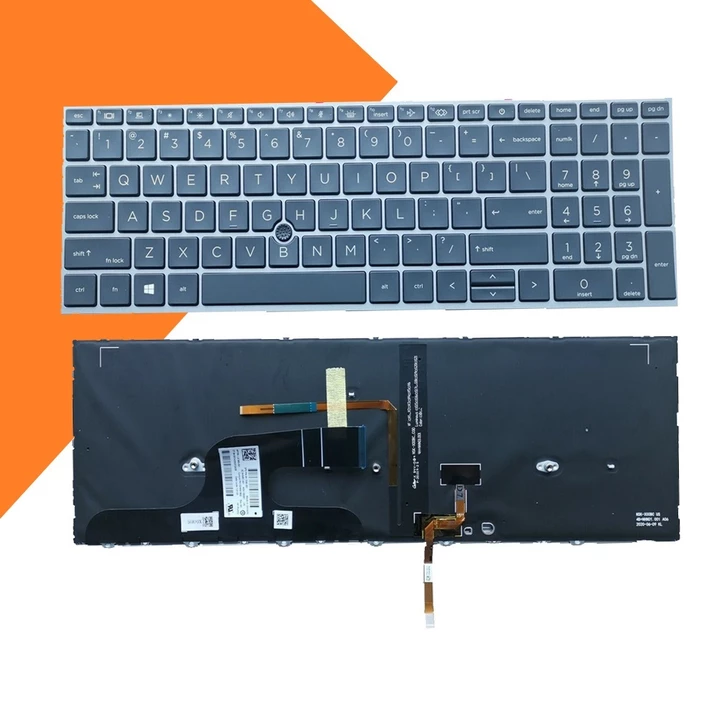 Bàn phím dùng cho laptop HP Zbook 15 G7, 15 G8, Zbook Fury 15 G7, Zbook Fury 15 G8 (CÓ ĐÈN, CÁP NGANG)